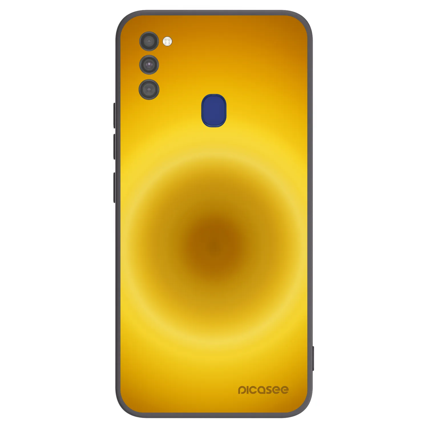 Picasee Μαύρη θήκη σιλικόνης για Samsung Galaxy M21 M215F - Solar Pulse