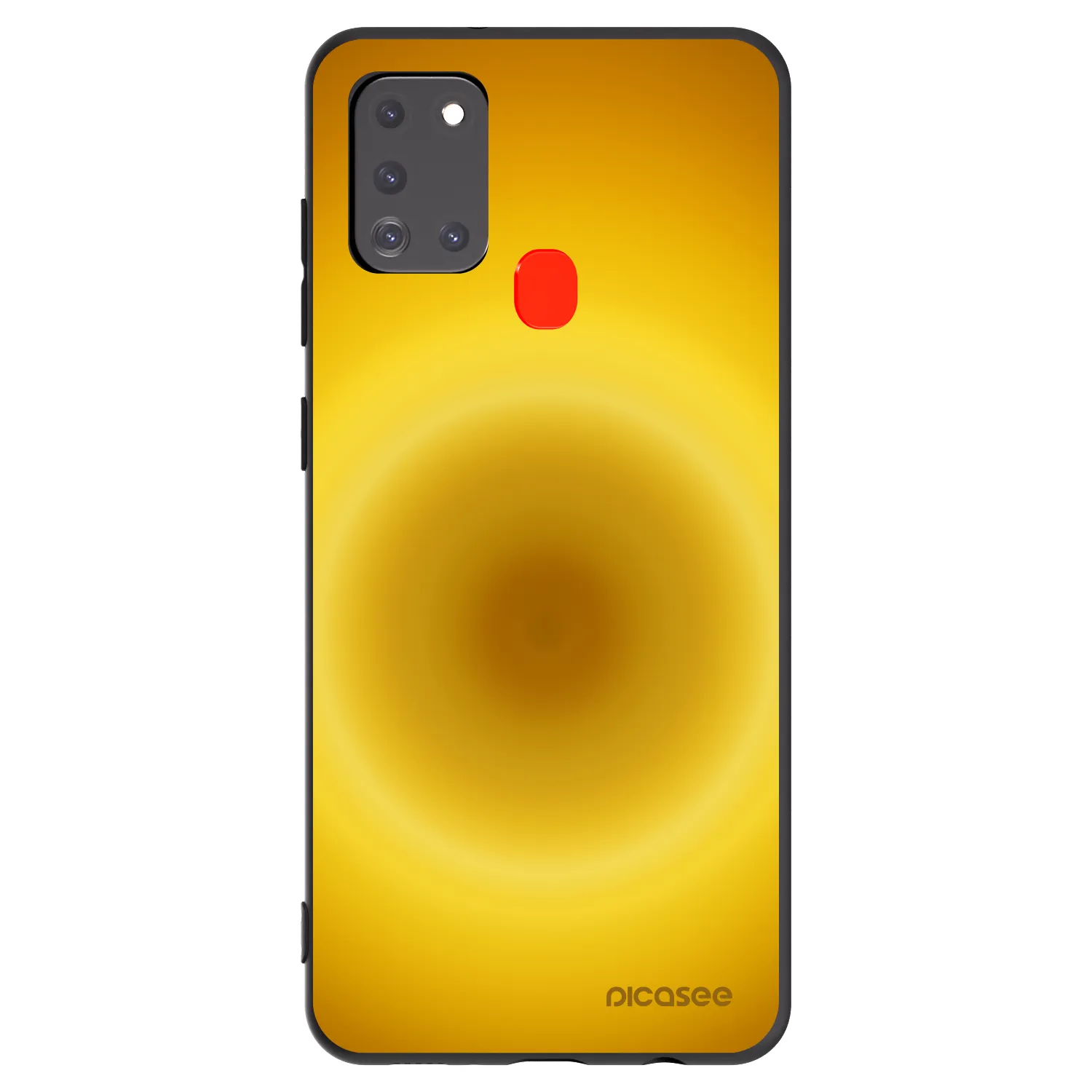 Picasee Μαύρη θήκη σιλικόνης για Samsung Galaxy A21s - Solar Pulse