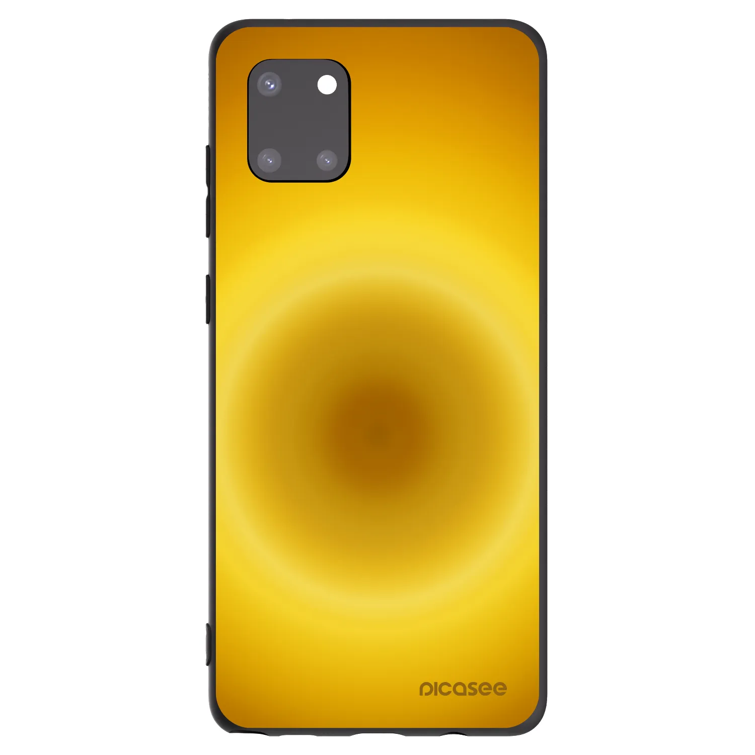 Picasee Μαύρη θήκη σιλικόνης για Samsung Galaxy Note 10 Lite N770F - Solar Pulse