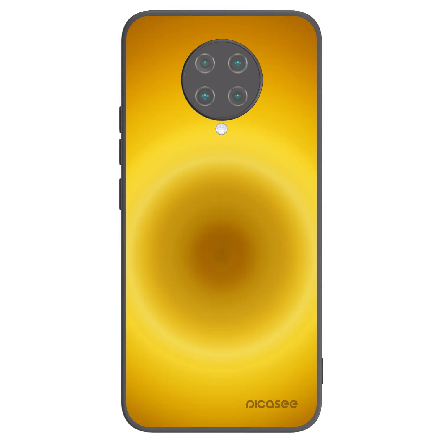 Picasee Μαύρη θήκη σιλικόνης για Xiaomi Poco F2 Pro - Solar Pulse