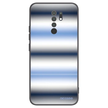 Picasee Μαύρη θήκη σιλικόνης για Xiaomi Redmi 9 - Static Lines