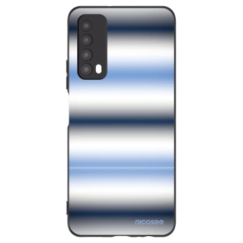 Picasee Μαύρη θήκη σιλικόνης για Huawei P Smart 2021 - Static Lines