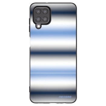 Picasee Μαύρη θήκη σιλικόνης για Samsung Galaxy A12 A125F - Static Lines