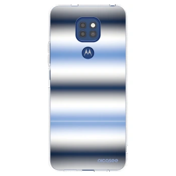 Picasee διαφανής θήκη σιλικόνης Motorola Moto G9 Play - Static Lines