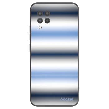 Picasee Μαύρη θήκη σιλικόνης για Samsung Galaxy A42 A426B - Static Lines