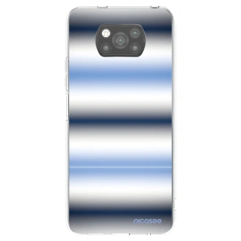 Picasee Μαύρη θήκη σιλικόνης για Xiaomi Poco X3 Pro - Static Lines