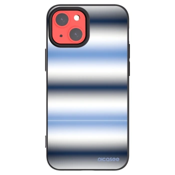 Picasee Μαύρη θήκη σιλικόνης για Apple iPhone 13 mini - Static Lines