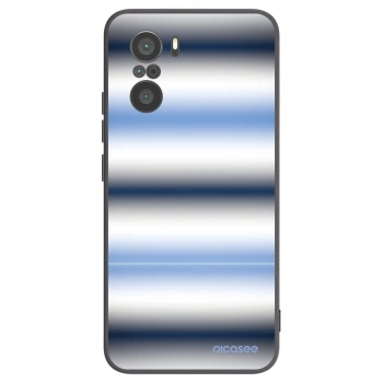 Picasee Μαύρη θήκη σιλικόνης για Xiaomi Poco F3 - Static Lines