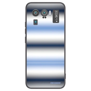 Picasee Μαύρη θήκη σιλικόνης για Xiaomi Mi 11 Ultra - Static Lines