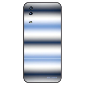 Picasee Μαύρη θήκη σιλικόνης για Vivo Y11s - Static Lines