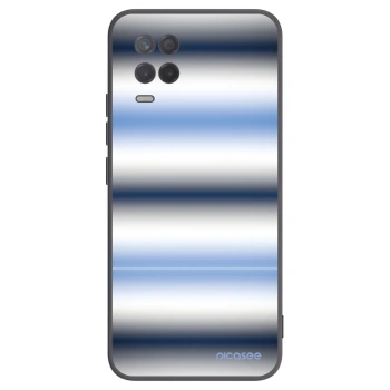 Picasee Μαύρη θήκη σιλικόνης για Realme 8 5G - Static Lines