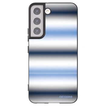 Picasee Μαύρη θήκη σιλικόνης για Samsung Galaxy S22 5G - Static Lines