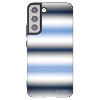 Picasee Μαύρη θήκη σιλικόνης για Samsung Galaxy S22+ 5G - Static Lines