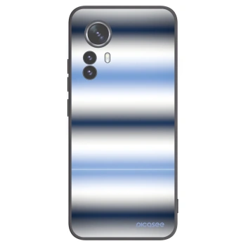 Picasee Μαύρη θήκη σιλικόνης για Xiaomi 12 Pro - Static Lines