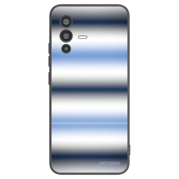 Picasee Μαύρη θήκη σιλικόνης για Vivo V23 5G - Static Lines