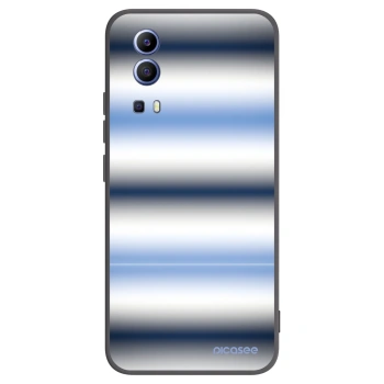Picasee Μαύρη θήκη σιλικόνης για Vivo Y52 5G - Static Lines