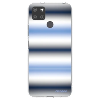 Picasee διαφανής θήκη σιλικόνης Realme C21Y - Static Lines