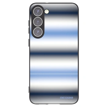 Picasee Μαύρη θήκη σιλικόνης για Samsung Galaxy S23+ 5G - Static Lines
