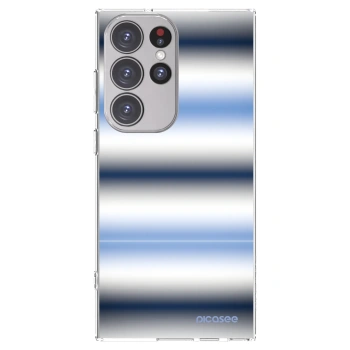 Picasee διαφανής θήκη σιλικόνης Samsung Galaxy S23 Ultra 5G - Static Lines