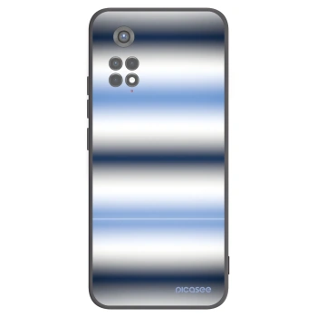 Picasee Μαύρη θήκη σιλικόνης για Xiaomi Redmi Note 11S 5G - Static Lines