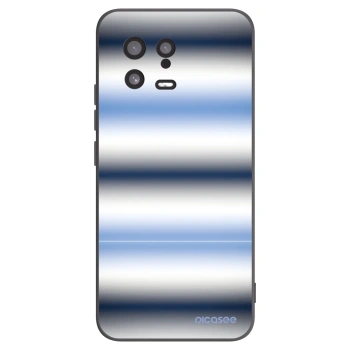 Picasee Μαύρη θήκη σιλικόνης για Xiaomi 13 - Static Lines