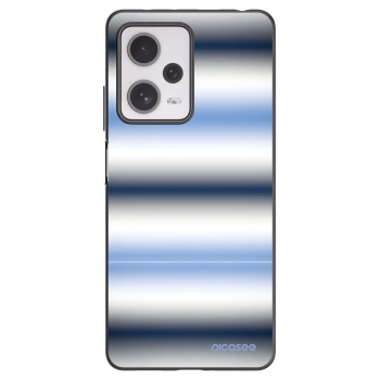 Picasee Μαύρη θήκη σιλικόνης για Xiaomi Redmi Note 12 Pro+ 5G - Static Lines