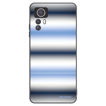 Picasee Μαύρη θήκη σιλικόνης για Xiaomi Redmi Note 12S - Static Lines