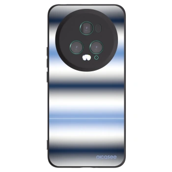 Picasee Μαύρη θήκη σιλικόνης για Honor Magic5 Pro - Static Lines