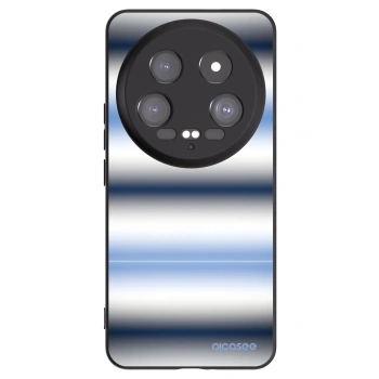 Picasee Μαύρη θήκη σιλικόνης για Xiaomi 14 Ultra - Static Lines