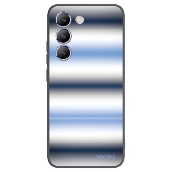 Picasee Μαύρη θήκη σιλικόνης για Vivo V40 SE 5G - Static Lines