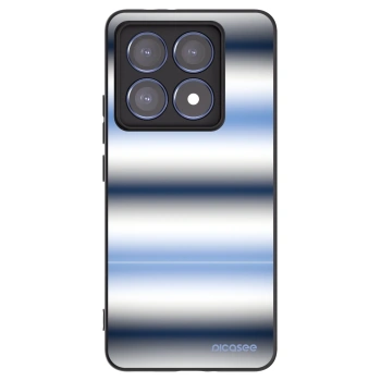 Picasee Μαύρη θήκη σιλικόνης για Xiaomi 14T Pro - Static Lines