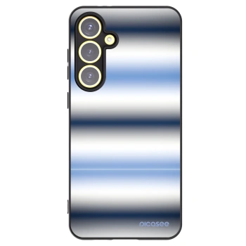 Picasee Μαύρη θήκη σιλικόνης για Samsung Galaxy S24 FE S721B - Static Lines