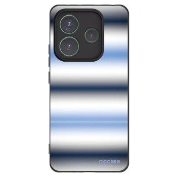 Picasee Μαύρη θήκη σιλικόνης για Xiaomi Redmi Note 14 5G - Static Lines