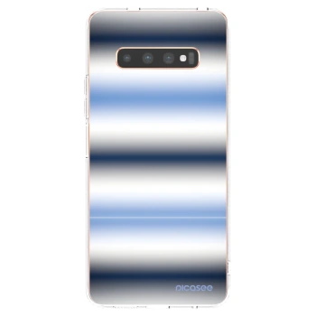 Picasee διαφανής θήκη σιλικόνης Samsung Galaxy S10 Plus G975 - Static Lines