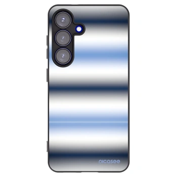 Picasee Μαύρη θήκη σιλικόνης για Samsung Galaxy S25 5G - Static Lines