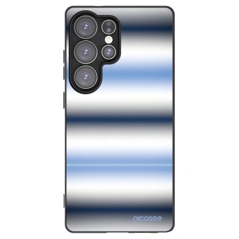 Picasee Μαύρη θήκη σιλικόνης για Samsung Galaxy S25 Ultra 5G - Static Lines