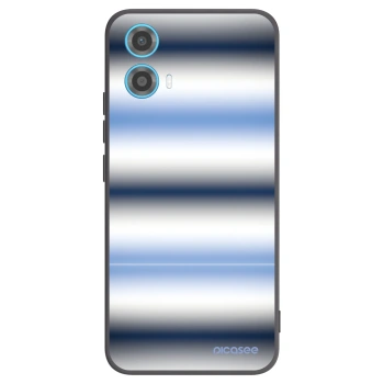 Picasee Μαύρη θήκη σιλικόνης για Motorola Moto G34 5G - Static Lines