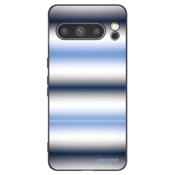 Picasee Μαύρη θήκη σιλικόνης για Google Pixel 8 Pro - Static Lines