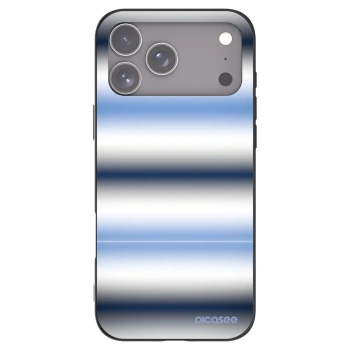 Picasee Μαύρη θήκη σιλικόνης για Apple iPhone 17 Pro Max - Static Lines