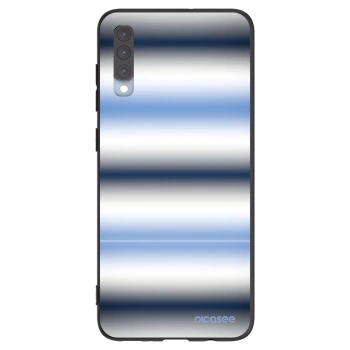 Picasee Μαύρη θήκη σιλικόνης για Samsung Galaxy A70 A705F - Static Lines