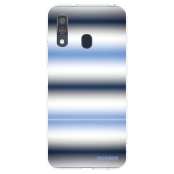 Picasee διαφανής θήκη σιλικόνης Samsung Galaxy A40 A405F - Static Lines