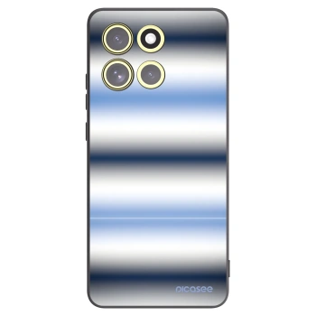 Picasee Μαύρη θήκη σιλικόνης για Motorola Moto G86 5G - Static Lines