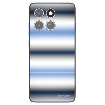 Picasee Μαύρη θήκη σιλικόνης για Motorola Edge 60 Fusion - Static Lines