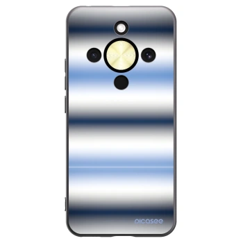 Picasee Μαύρη θήκη σιλικόνης για Honor Magic8 Lite 5G - Static Lines
