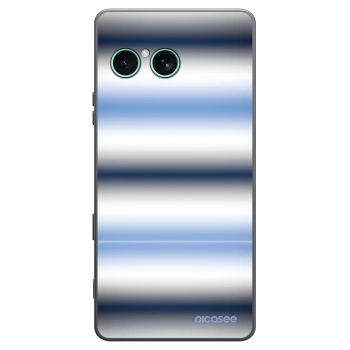 Picasee Μαύρη θήκη σιλικόνης για Sony Xperia 10 VII - Static Lines