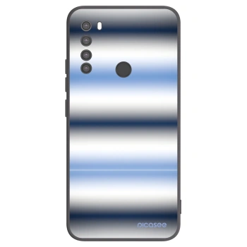 Picasee Μαύρη θήκη σιλικόνης για Xiaomi Redmi Note 8 - Static Lines