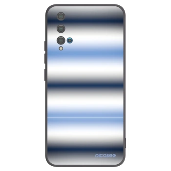 Picasee Μαύρη θήκη σιλικόνης για Huawei Nova 5T - Static Lines
