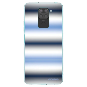 Picasee Μαύρη θήκη σιλικόνης για Xiaomi Redmi Note 9 - Static Lines