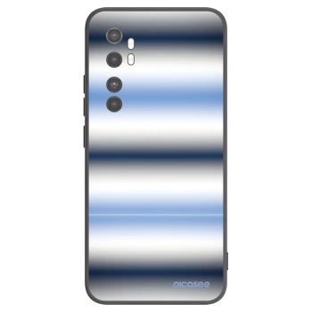 Picasee Μαύρη θήκη σιλικόνης για Xiaomi Mi Note 10 Lite - Static Lines