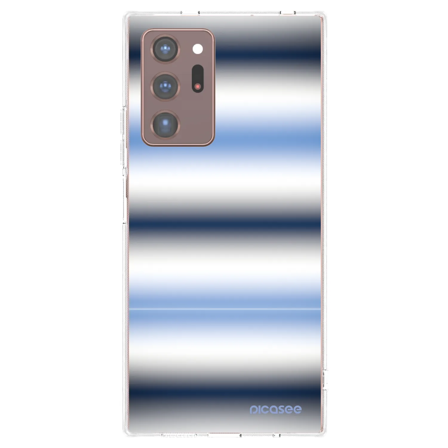 Picasee διαφανής θήκη σιλικόνης Samsung Galaxy Note 20 Ultra - Static Lines